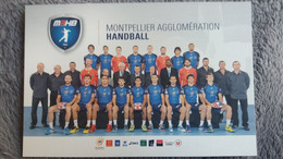 CPM MONTPELLLIER AGGLOMERATION EQUIPE DE HANDBALL  NOM DES JOUEURS AU DOS - Balonmano