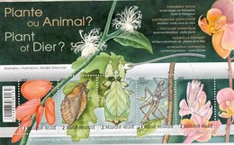 Belg. 2015 - Blok 227** - Plante Ou Animal ? (Mimétisme Chez Les Animaux) Mimicry Bij Dieren 4522/26** MNH - Blocks & Sheetlets 1962-....