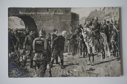 AK: Der Abzug Der Gefangenen Bei Longwy - Guerre 1914-18