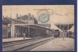 CPA [52] Haute Marne > Langres Circulé Gare Chemin De Fer Train - Langres