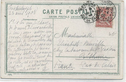 LEVANT - N°14 / CARTE POSTALE - C à D CONSTANTINOPLE - GALATA / POSTE FRANCse 24-4-08 - Covers & Documents