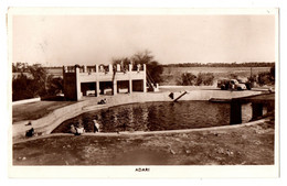 1950/60s Bahrain Adari Swimming Pool / Pond Used PHOTO Postcard Persian Gulf / Arabia Emirates Bahrein Manama Stamp - Bahrain