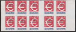Année 1999 - Carnet N° C700 (700 X 10) - Le Timbre Euro Autoadhésif - Neuf - Postzegelboekjes