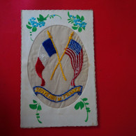 BRODEE SOUVENIR DE FRANCE DRAPEAU ETATS UNIS - Embroidered
