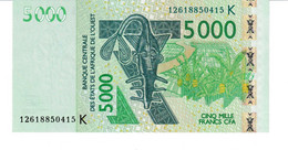 West African States P.717kl 5000 Francs 2012 Unc Senegal - Senegal