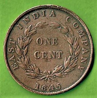 EAST INDIA COMPANY / 1845 - Commercio Esterno, Prova, Contromarca E Ribattitura