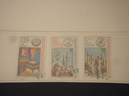 CIPRO TURCHIA - 1980 AVVENIMENTI/VEDUTE 3 VALORI - TIMBRATI/USED - Used Stamps