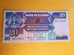 OUGANDA 20 SHILLINGS 1988 UNC - Oeganda