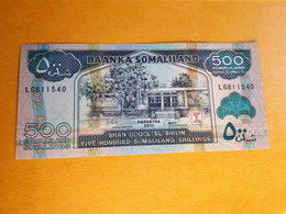 SOMALILAND 500 SHILLINGS 2011 UNC - Somalie