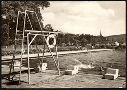 D3865 - Kahla Freibad Volksbad Sprungturm - VEB Bild Und Heimat Reichenbach - Kahla