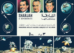 SHARJAH -  BLOC N°53 ** (1969) Apollo 11 - ESPACE - - Asia