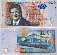 MAURITIUS       1000 Rupees       P-63c       2016       UNC - Maurice