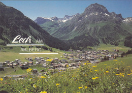 8719) LECH Am ARLBERG Gegen Hasenfluh Und Omeshorn - Blumenwiese Und Häuser - Lech