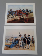 Affiches : Artillerie Du Roi, Mise En Batterie Et Tir D'un Canon.  & - Documents