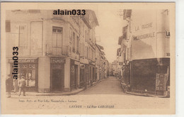 81 LAVAUR La Rue Carlesse, Bon état, Commerces, Pas Vue Sur Delcampe - Lavaur