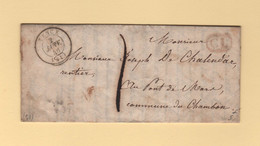 Tence - 41 - Haute Loire - 2 Janvier 1846 - CL Correspondance Locale - 1801-1848: Precursores XIX