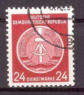 DDR Dienstmarke Michel Nr. 9 A (2) - Oblitérés