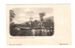 Kamerun / Cameroon / Cameroun - Scenic View With Natives - Camerun (1960-...)