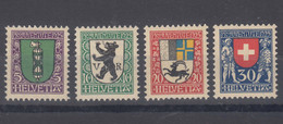 Switzerland 1925 Pro Juventute Mi#214-217 Mint Hinged - Unused Stamps