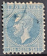 ROMANIA 1879 - Canceled - Sc# 71 - 25b - 1858-1880 Moldavië & Prinsdom