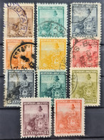 ARGENTINA 1899-1903 - MLH/canceled - Sc# 122-129, 131, 135, 137 - Usati