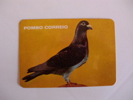 Birds Carrier Pigeon Pombo Correio Portugal Portuguese Pocket Calendar 1986 - Tamaño Pequeño : 1981-90
