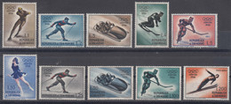 San Marino 1955 Winter Olympic Games 1956 Mi#535-544 Mint Never Hinged - Nuevos