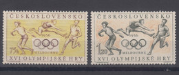 Czechoslovakia 1956 Olympic Games Mi#967,983 Mint Never Hinged - Unused Stamps