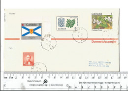 Canada Domestogramme  Truro  NS To Red Deer Alberta Feb 3 1986.........................(Box 8) - 1953-.... Elizabeth II