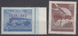 Italy Yugoslavia Trieste Zone B, UPU 1949 Mi#22-23, Sassone#17-18 Mint Never Hinged - Nuevos