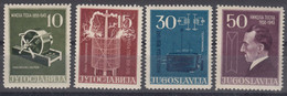Yugoslavia Republic 1956 Mi#791-794 Mint Never Hinged - Ungebraucht