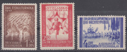 Yugoslavia Republic 1947 Mi#521-523 Mint Never Hinged - Nuovi