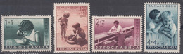 Yugoslavia Kingdom 1939 Mi#375-378 Mint Hinged - Neufs