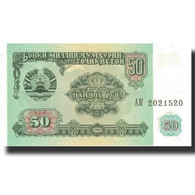 Billet, Tajikistan, 50 Rubles, 1994, 1994, KM:5a, NEUF - Tadjikistan