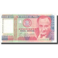 Billet, Pérou, 50,000 Intis, 1988, 1988-06-28, KM:142, NEUF - Pérou