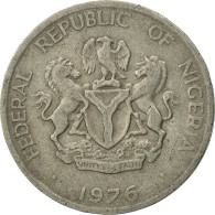 Monnaie, Nigéria, Elizabeth II, 10 Kobo, 1976, TTB, Copper-nickel, KM:10.1 - Nigeria