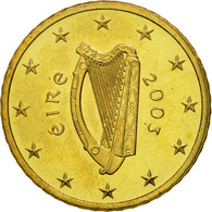 IRELAND REPUBLIC, 50 Euro Cent, 2003, FDC, Laiton, KM:37 - Ireland