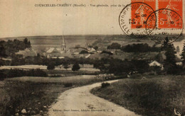 COURCELLES-CHAUSSY (Moselle) Vue Générale, Prise De La Cote - Metz Campagne