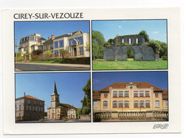 CPSM   54      CIREY SUR VEZOUZE      -    MULTIVUES - Cirey Sur Vezouze