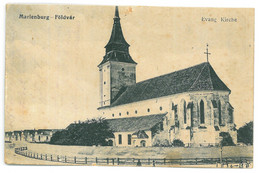 RO 34 - 20116 FELDIOARA, Brasov, Evanghelical Church, Romania - Old Postcard - Used - 1917 - Roumanie