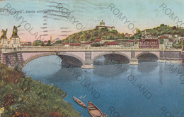 CARTOLINA  TORINO,PIEMONTE,PONTE UMBERTO I,BELLA ITALIA,STORIA,MEMORIA,CULTURA,RELIGIONE,IMPERO ROMANO,VIAGGIATA 1934 - Ponts