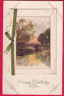 Prägekarte Aufklappbare Um Ca 1910/1920, A Happy Birthday To You - Otros & Sin Clasificación