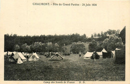 Chaumont * La Fête Du Grand Pardon * 24 Juin 1934 * Le Camp Des Scouts De France * Jamborée Scoutisme - Chaumont