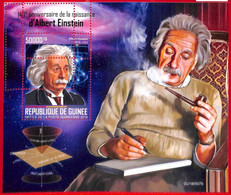 A1981 - GUINEA - Error, 2019, MISPERF SOUVENIR SHEET: Albert Einstein, Science, Math - Albert Einstein