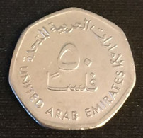 EMIRATS ARABES UNIS - 50 FILS 2013 ( 1434 ) - Sultan Zahed Bin - KM 16a - ( Acier Plaqué Nickel ) - Emirats Arabes Unis