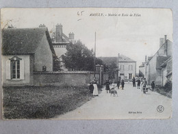 AMILLY Mairie Et école De Filles  . État : Bon - Amilly