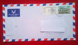 Cover From Czech Republic To Philippines - Lettres & Documents