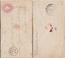 RADIKAL REDUZIERT Baden Ganzsache U 12 K1 Lahr Rs Gr K2 Rastatt Ca 1870 R - Enteros Postales