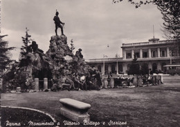 Parma - Monumento A Vittorio Bottega E Stazione - Formato Grande Viaggiata – RM - Parma