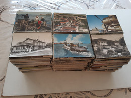 GROS LOT DE 3000 CARTES POSTALES SEMI-MODERNE ET MODERNE UNIQUEMENT DE FRANCE GRAND FORMAT - 500 Postcards Min.